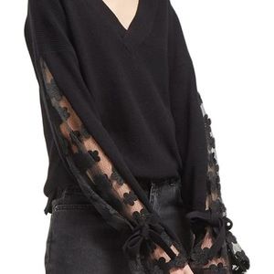 French Connection Caballo Sweater Size Small in Black